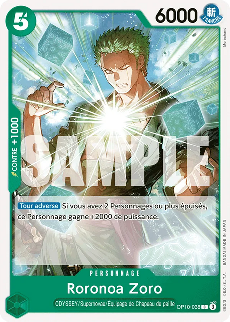 OP10-038 Roronoa Zoro x4
