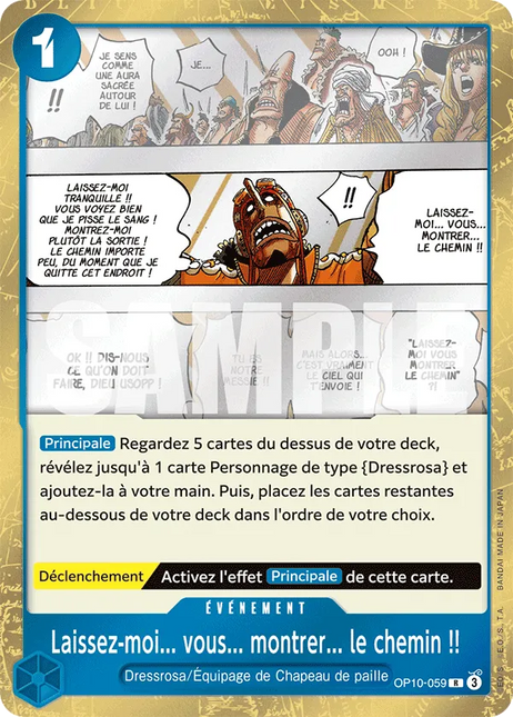 OP10-059 Laissez-moi... vous... montrer... le chemin !!