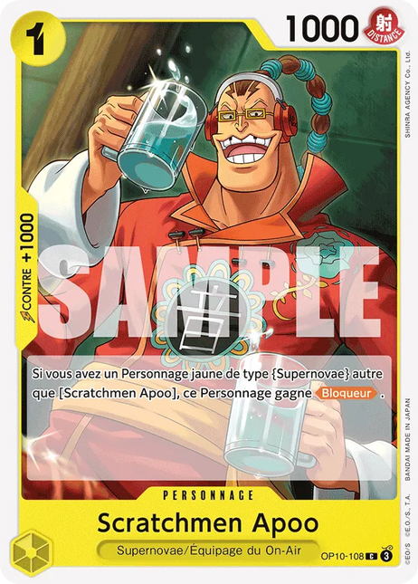 OP10-108 Scratchmen Apoo x4