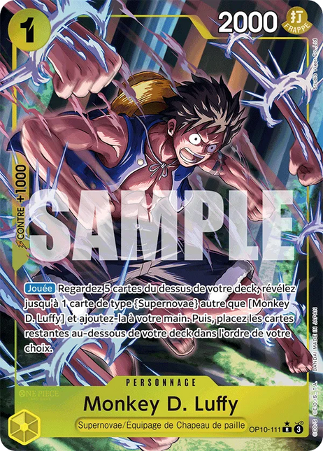 OP10-111 Monkey D. Luffy Rare Alternative