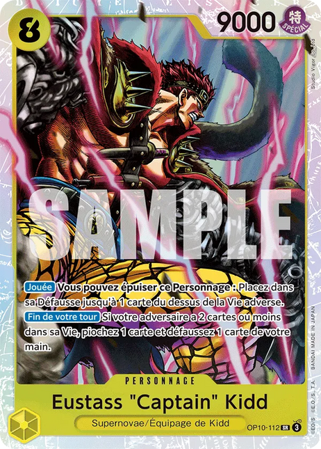 OP10-112 Eustass "Captain" Kidd x4