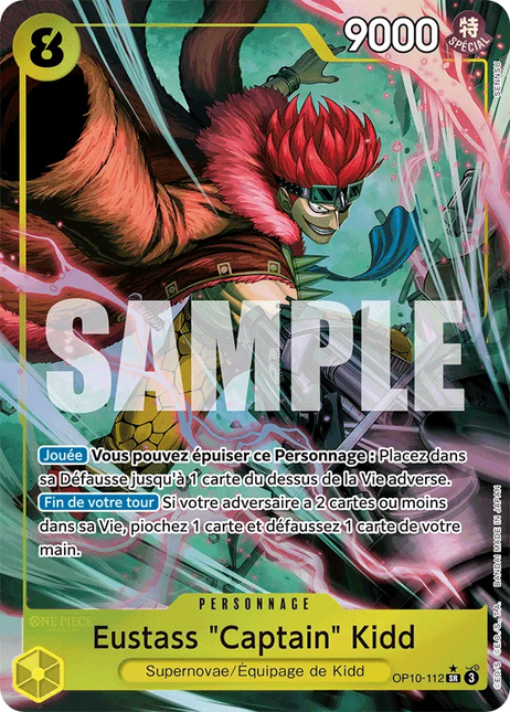 OP10-112 Eustass "Captain" Kidd SR Alternative