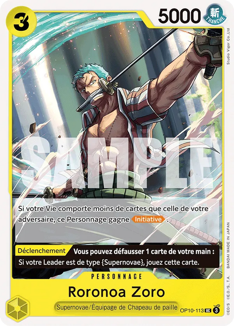 OP10-113 Roronoa Zoro x4