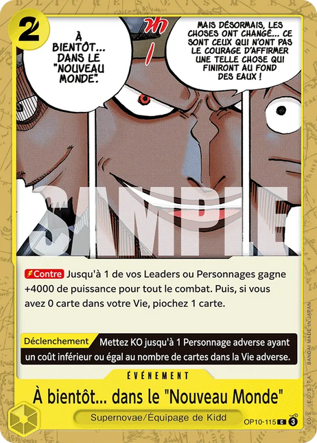 OP10-115 À bientôt... dans le "Nouveau Monde" x4