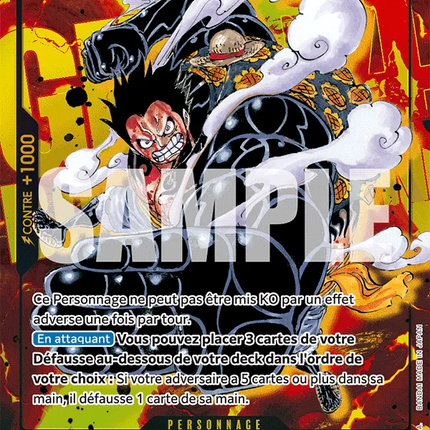 OP10-118 Monkey D. Luffy Secrete Rare Alternative