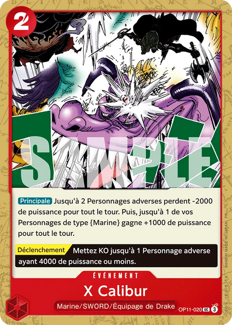 OP11-020 X Calibur x4