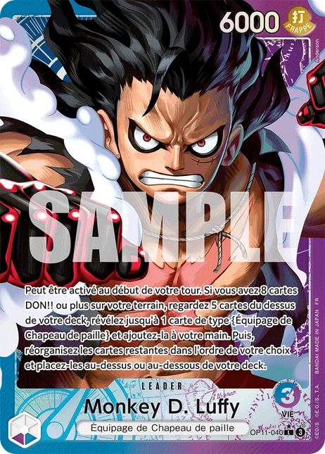 OP11-040 Monkey D. Luffy Leader Alternative