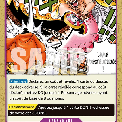 OP11-081 Sabre impérial, lame destructrice x4