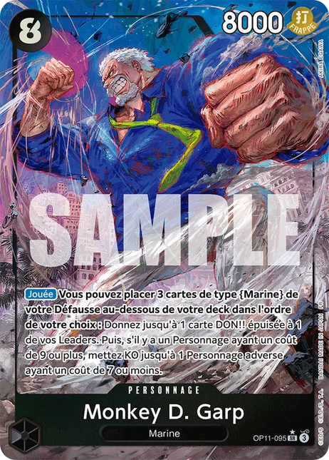 OP11-095 Monkey D. Garp SR Alternative