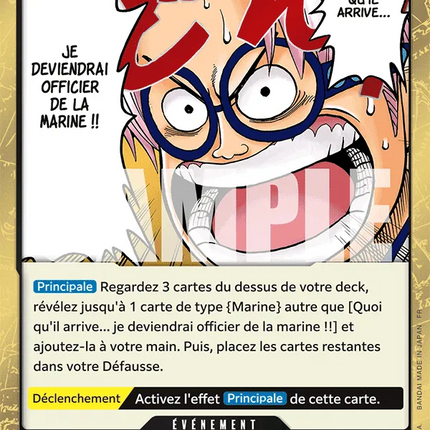 OP11-099 Quoi qu'il arrive... je deviendrai officier de la marine !! x4