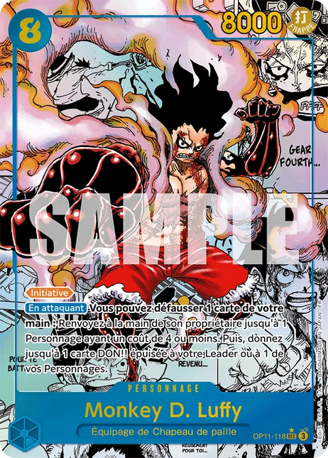 OP11-118 Monkey D. Luffy Secrete Manga