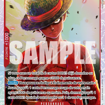 OP12-015 Monkey D. Luffy x4