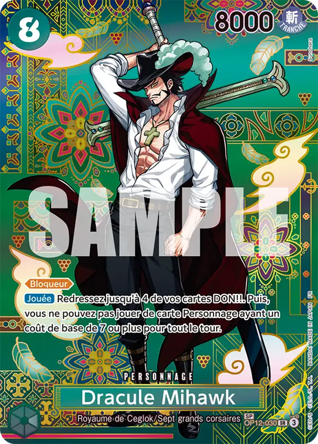 OP12-030 Dracule Mihawk SP CARD