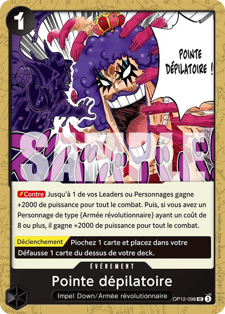 OP12-098 Pointe dépilatoire x4