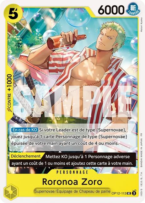 OP12-113 Roronoa Zoro x4