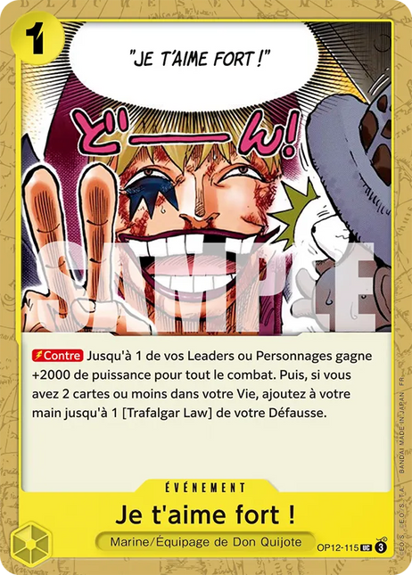 OP12-115 Je t'aime fort ! x4