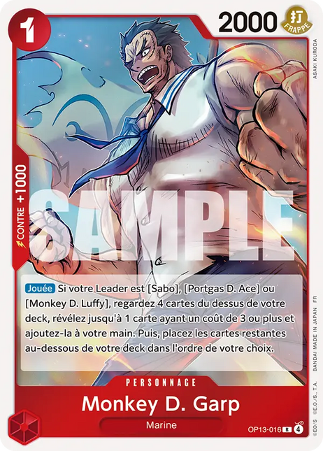 OP13-016 Monkey D. Garp x4