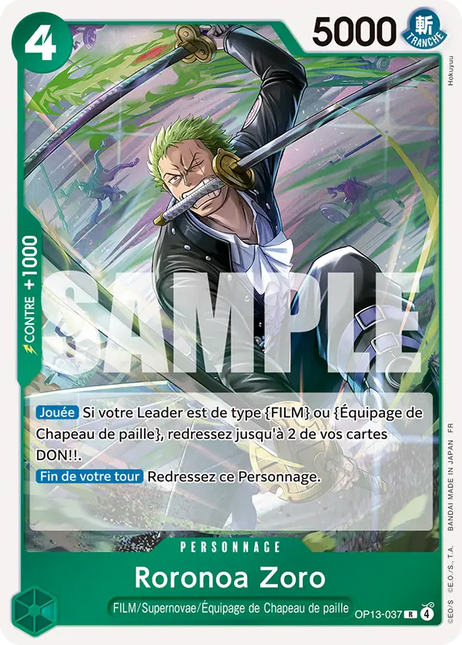OP13-037 Roronoa Zoro x4