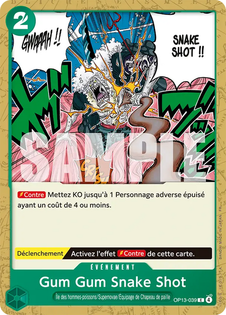 OP13-039 Gum Gum Snake Shot x4