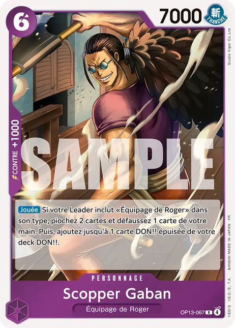 OP13-067 Scopper Gaban x4