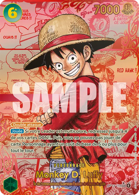 OP13-118 Monkey D. Luffy Red Manga
