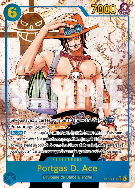 OP13-119 Portgas D. Ace Secrete Rare Alternative