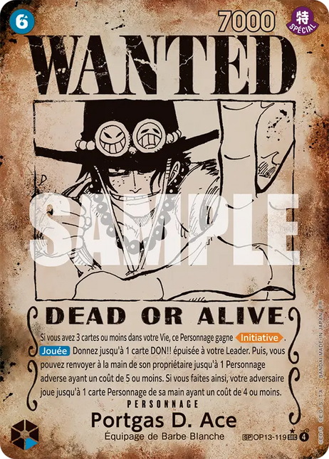 OP13-119 Portgas D. Ace SP Card