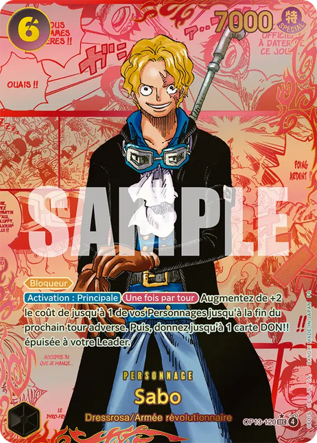 OP13-120 Sabo Red Manga