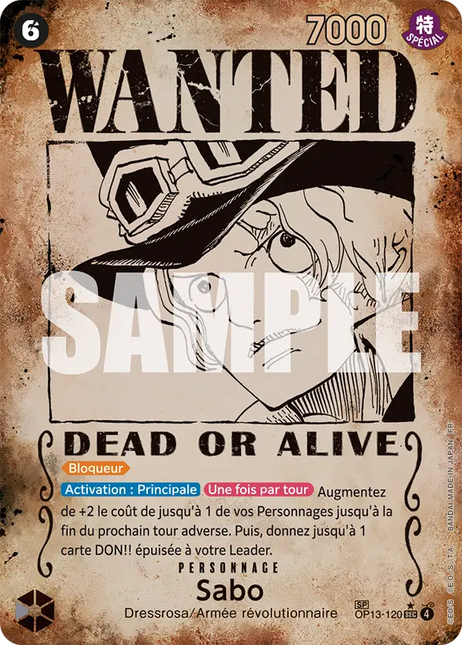 OP13-120 Sabo SP Card