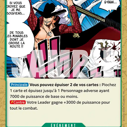 OP14-038 Si vous croyez que je me souviens de tous les minables dont je croise la route !!