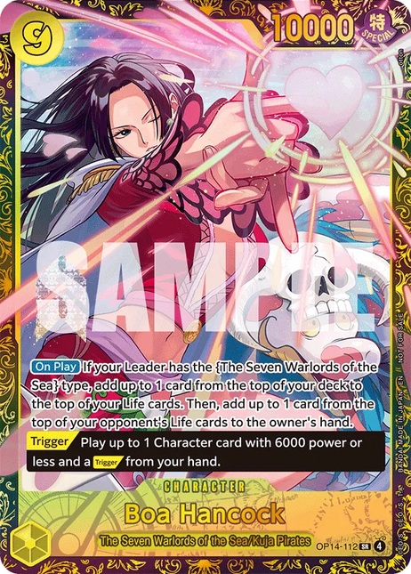 CS26-27 Regionals Season 1 Top 64 Alt-Art Card OP14-112 Boa Hancock