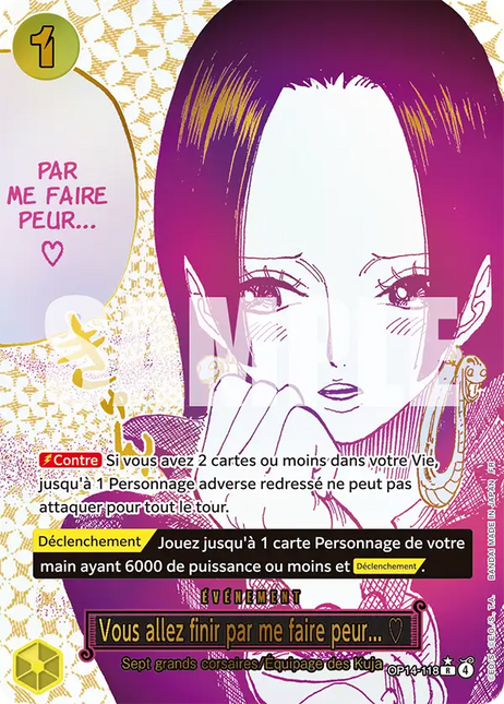 OP14-118 Vous allez finir par me faire peur... ♡ Rare Alternative