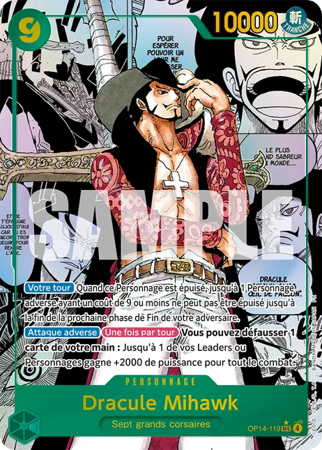 OP14-119 Dracule MiHawk Secrete Manga