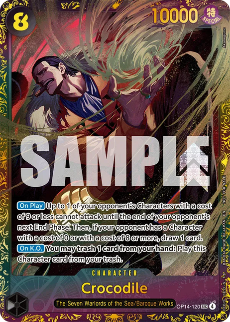 Carte Alt-Art CS26-27 Regionals Season 1 Top 16 OP14-120 Crocodile x1