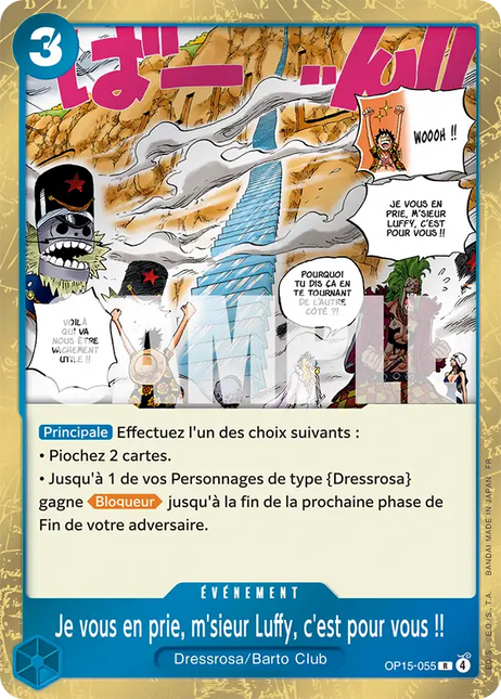 OP15-055 Je vous en prie m'sieur Luffy