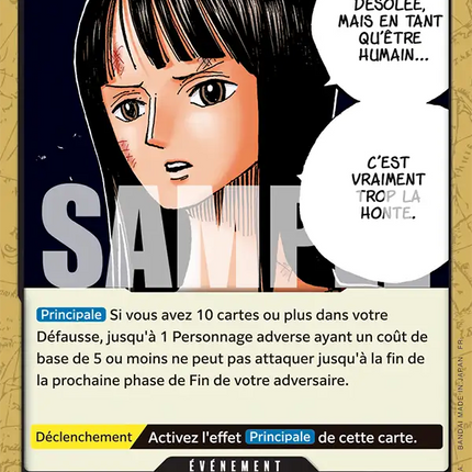 OP15-097 Désolée, mais en tant qu'être humain... c'est vraiment trop la honte