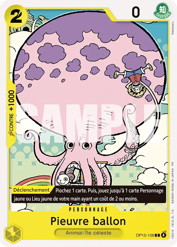 OP15-106 Pieuvre Ballon x4