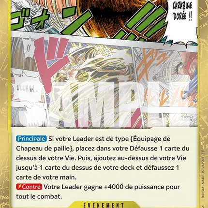 OP15-116 Gum Gum Carabine Dorée