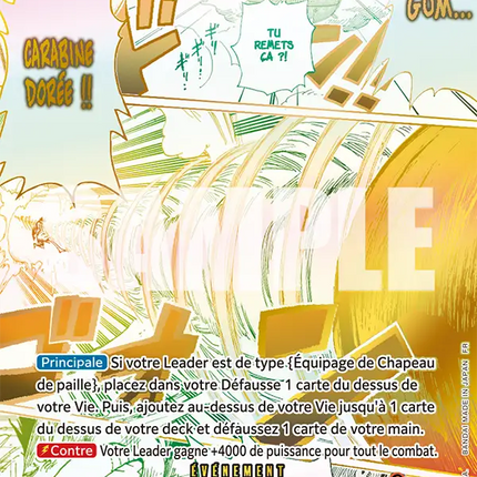 OP15-116 Gum Gum Carabine Dorée Rare Alternative