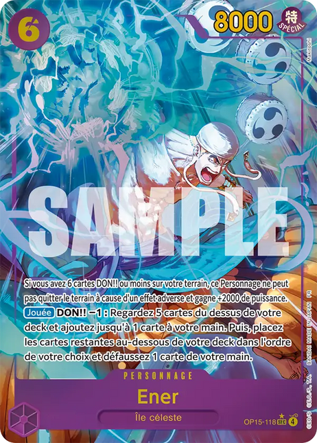OP15-118 Ener Secret Rare Alternative