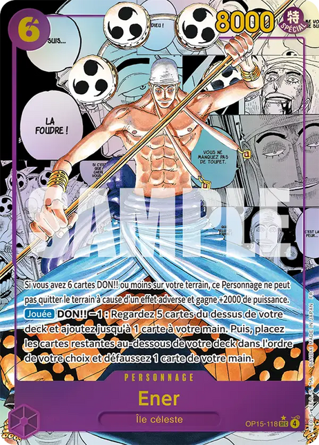 OP15-118 Ener Secret Rare Manga