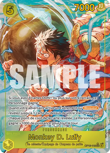 OP15-119 Monkey D. Luffy Secret Rare Alternative
