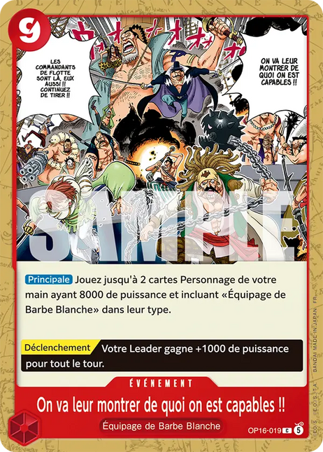 OP16-019 On va leur montrer de quoi on est capables !!