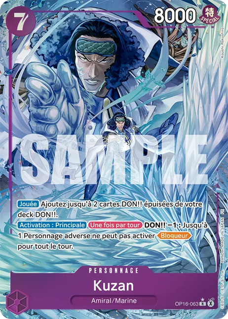OP16-063 Kuzan — Rare Alternative