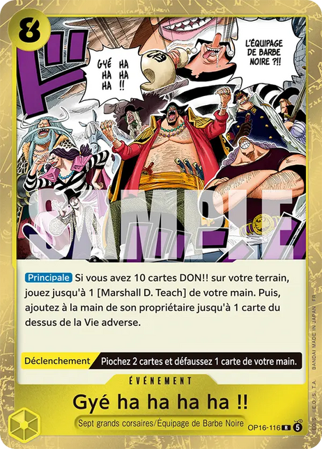OP16-116 Gyé ha ha ha ha !! R V1