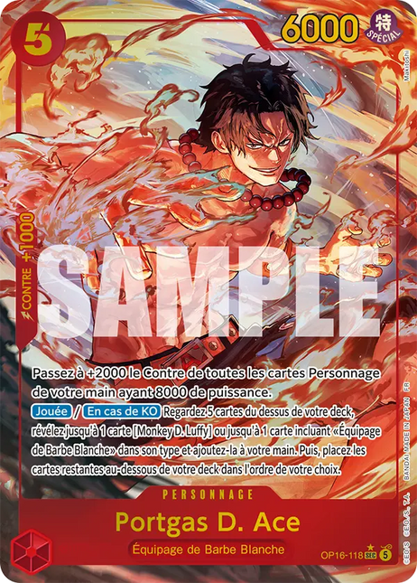 OP16-118 Portgas D. Ace SEC V2 Alt
