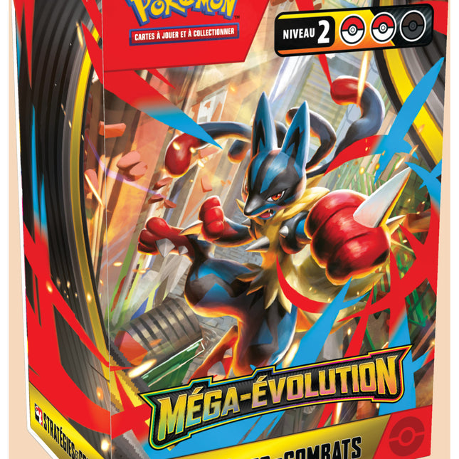 Boîtier Stratégies et Combats Pokémon Méga-Évolution ME01 français Méga-Lucario