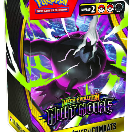 Boîtier Stratégies et Combats Pokémon Méga-Évolution Nuit Noire ME05 français Méga-Darkrai