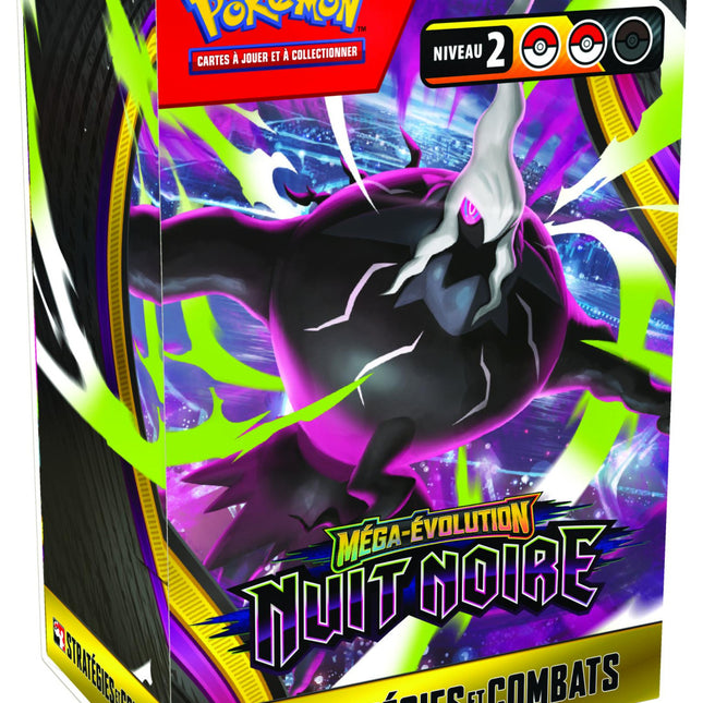 Boîtier Stratégies et Combats Pokémon Méga-Évolution Nuit Noire ME05 français Méga-Darkrai