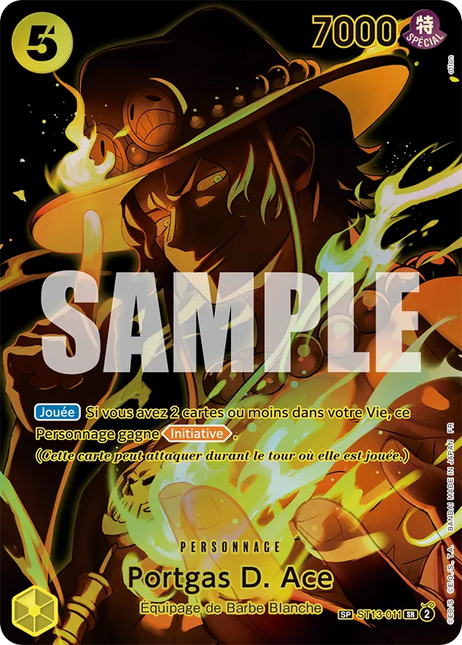 ST13-011 Portgas D. Ace SP Card